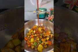 Crispy Honey Chilli Mushroom & Veg Fried Rice #indochinesefood #homecooked #recipe 🍄