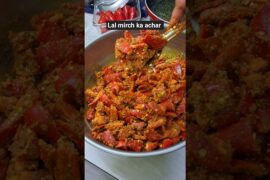 winter special lal merch ka achar #trending #shortsfeed #recipe