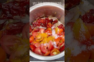 Traditional Curry | Red Chilli Curry Recipe | Pachi Pulusu Short Video #shorts