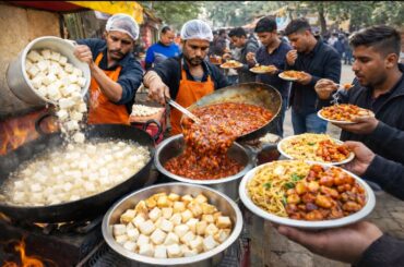 Ultimate Chilli Paneer Making in Kanpur | India’s Busy Fast Food Stall