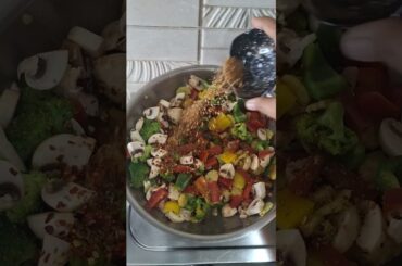 Sauteed Vegetables Recipe | Healthy Vegetables Salad | #shorts #trending