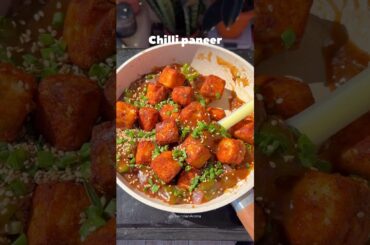Chilli Paneer recipe #shorts #youtubeshorts #shortsfeed
