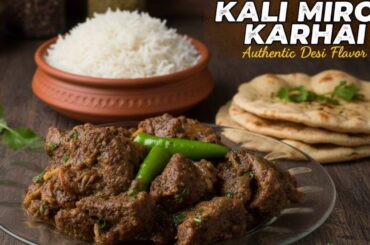 Kali Mirch Beef Karahi Recipe by Roz ka Dastarkhan | Black Pepper Beef Karahi