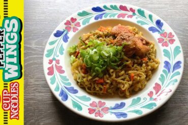Nissin Cup Noodles Hot Wings Lemon Pepper – USA —  Instant Noodle Recipe Time — EP 2844