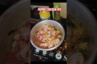 pepper chicken fry # tasty recipes # chicken gravy # chicken fry #🤤🤤