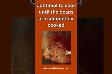 Three Bean Chili for Two | Easy Slow Cooker Chili Recipe #budgetfriendlyeats #cookingfortwo