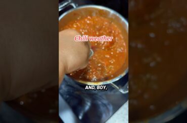 Chili weather #yummyshorts #cozyfood #comfortfood