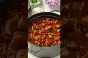 Six weeks of beef chili