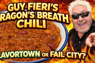 Guy Fieri's Dragon's Breath Chili Recipe - The Ultimate Flavor Adventure!