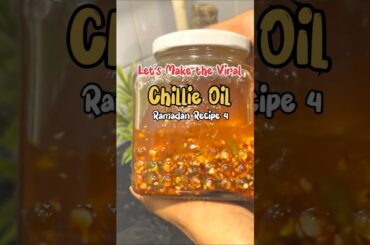 Ramadan Recipe -4 | Let’s Make The Viral Spicy Chinese Chilli Oil Recipe #viral #trending #minivlog