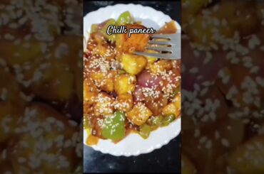 Chilli paneer recipe #shortsfeed #youtube #viral #trending #reels  #explore #fypシ