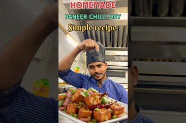 Paneer chilli dry hotel style recipe Paneerchilli #paneerchillirecipe #chillipaneer #chinesefood