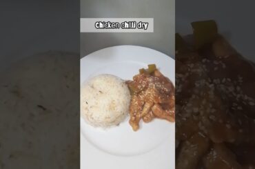 chicken chili dry #cookwithrabia #viralshort #viralvideo #viralshorts #recipes #chinese #food #funny