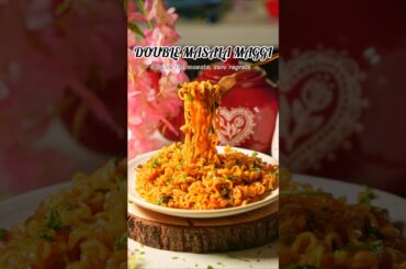 TWO MASALA MAGGI 😍🥵🔥 #shorts #recipe #maggie #noodles #trending #shortsfeed #viral #youtubeshorts