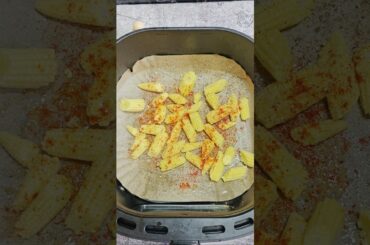 Airfried Baby Corn Pepper Fry✨😋 | Airfryer Recipes #viral #trending #shorts #youtubeshorts #airfryer