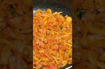 onion pepper fry # side dish for chapathi #short #viral # 5 mins recipe