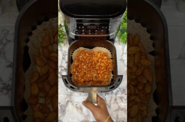Almonds in Air Fryer 🔥 | Crispy Chilli Almond Snack in Minutes
