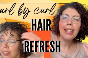 BEST CURLY HAIR REFRESH EVER! + bomb vegan chili recipe 😋// vlog