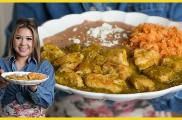 My Go-To Quick CHICKEN CHILE VERDE Recipe!