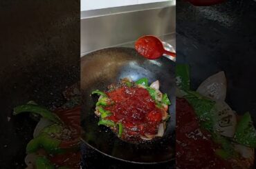 How to make hotel style chicken chilli recipe!#chicken #chillichicken #recipe #shorts