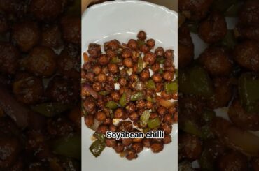 Simple Soyabean Chilli Recipe|Easy Soyabean Chilli|Simple Style Soyabean Chilli|#food #shorts