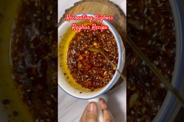 Recreating Bigboss Raghus Chilli Oil Recipe | Quick And Easy #food #shorts