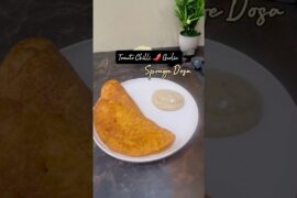 Instant Sponge Dosa #shorts #southindianfood #dosa #tomatodosa #chilli #garlic #dosarecipe