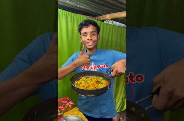 Crispy chilli potato recipe 🥔🍟 #chillipatato #recipe #minivlog #explorepage #youtubeshorts #shorts