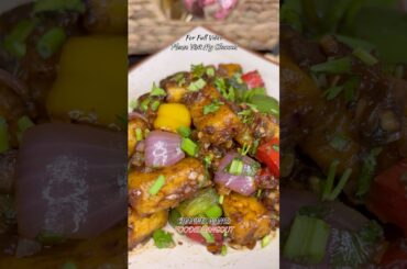 Chilli Paneer Recipe | Easy Chili Paneer recipe #shorts #shortsfeed #shortsviral #streetfood #paneer