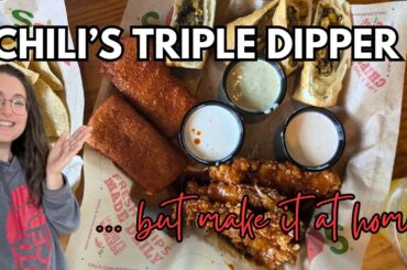 Making the VIRAL TRIPLE DIPPER at Home // Copycat Chili's for Dinner
