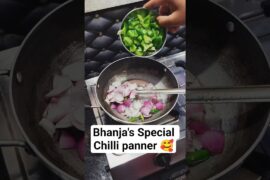 Bhanja Special Recipe 🌶️ | Restaurant Style Chilli Paneer at Home