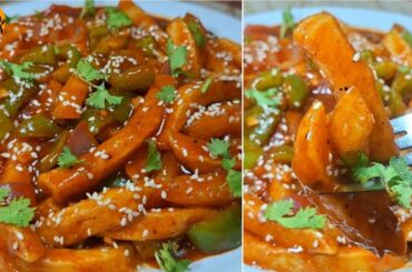 Crispy Chili Potato Recipe | Street Style Chili Potatoes | Easy & Quick |Ramzan Special recipe