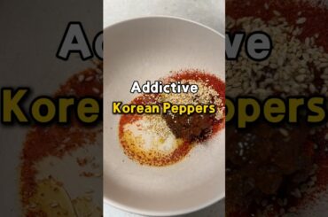 10-Minute Recipe: Easy Korean Crunchy Pepper Salad! (No Cooking Required) 🥗