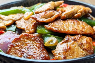 Pork & Green Pepper Stir-Fry (So Good!)