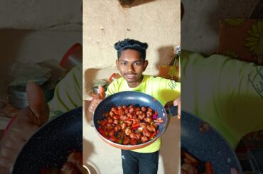 Day 45/100 Soya chilli recipe 😋  #shorts #cooking #funny #food #vlog #explore #recipe #lifestyle