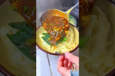 Chili Oil Noodles Recipe | 10 Minute Easy Spicy Noodles