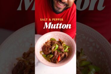 Weekend Special : Salt & Pepper Mutton Recipe ❤️ #easyrecipe #shorts #foodie