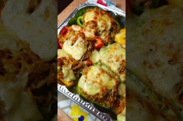 Dirty Rice Stuffed Peppers That Didn't Stand a Chance 😮‍💨🔥