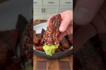 Hot Honey Lemon Pepper Pork Belly | Smoked Pork Belly Recipe #food