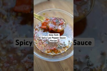 How to make Jeow Som. Lao Pepper Sauce Recipe #laofood #khmerfood #hmong #thai