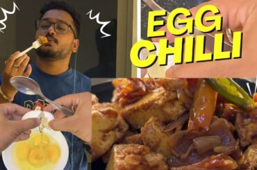 Street Style Egg Chilli Recipe | Spicy & Crispy Egg Chilli at Home