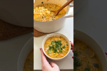 white chicken chili 🌶️ #glutenfreerecipes #soupseason #dinnerideas