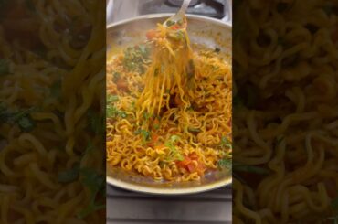 Red Chilli Garlic Maggi | Most Spicy Maggi Recipe 🔥🌶️ #shorts #maggi #streetfood