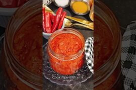 పండు మిరపకాయల పేస్ట్ Ripe Chilli Paste #pandumirapakayapaste #riperedchillipaste #chillipaste