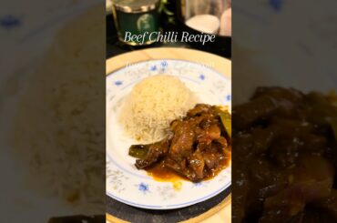 Restaurant Style Beef Chilli Recipe at home!! #trendingshorts