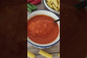 Creamy Red Pepper Sauce Recipe | Easy Roasted Red Pepper Pasta Sauce
