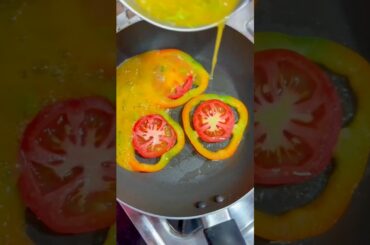 🥚🤤Egg 🥚 Capcicum 🍅🫑 Wrap 🌯 Toast 🥪 #viral #trending #shorts #youtubeshorts #reels #video #ytshorts