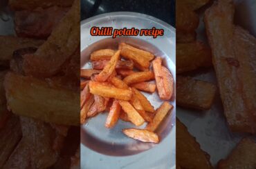 chilli potato recipes #ytshorts #shorts #shortsvideo #chillipotatorecipe
