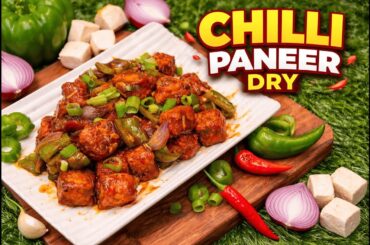 Crispy Chilli Paneer Dry | Easy Indo-Chinese Starter Recipe | Perfect Party Starter 🌶️🧀