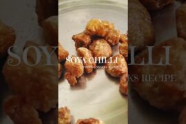 Soya Chilli Recipe ⚡ | 1 Trick Se Banega Super Soft#soyabean#reels #youtubeshorts